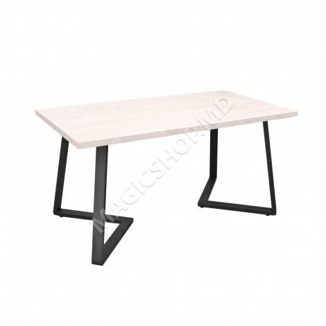 Стол FRIDA Sonoma + Black Legs 150×80